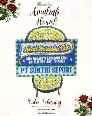Papan Bunga Duka di Cikande