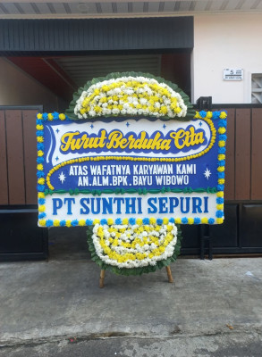 Papan Bunga Duka di Cikande