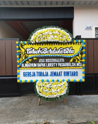 Papan Bunga Duka di Cikande